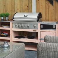 Grandhall zijbrander voor inbouw barbecues - thumbnail