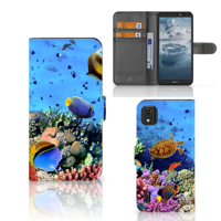 Nokia C2 2nd Edition | Telefoonhoesje | Met pasjeshouder | Vissen - thumbnail