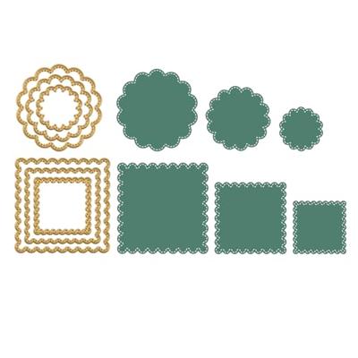 Vaessen Creative • mini snijmallen sterren & harten 10st.