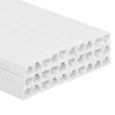 VidaXL Kabelgoot 20x10 mm 30 m pvc