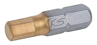 KS Tools 911.3668 Inbus-bit Gereedschapsstaal Titanium gecoat C 6.3 1 stuk(s)