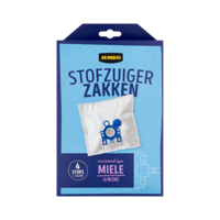 Jumbo Stofzuigerzakken met Filter 4 Stuks - thumbnail