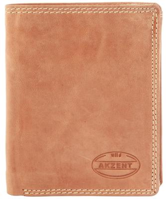 Leren portemonnee Bruin Akzent heren Used Look