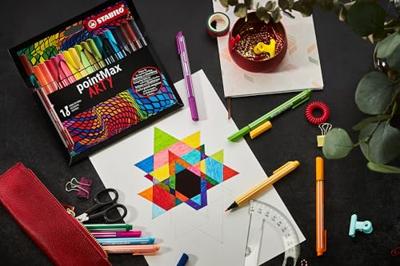 Stabilo pointmax fineliners arty, 42st.