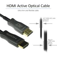 ACT AK3936 Optische HDMI 2.0 Kabel AOC/Hybride 4K/HDR Premium - 60 meter - thumbnail