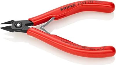 Knipex 75 02 125 75 02 125 Elektronica en fijnmechanica Zijkniptang Met facet 125 mm