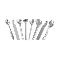 Alessi Koffielepels Il Caffe - MSPOONSET - 8 Stuks - door David Chipperfield - thumbnail