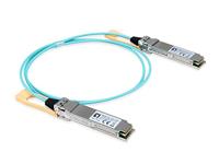 LevelOne AOC-0501 Netwerk-transceiver-module vezeloptiek 103100 Mbit/s QSFP28 Active Optical 1 meter/Aqua-Silber - thumbnail