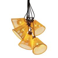 Konstsmide 2333-830 Lichtketting Buiten Energielabel: G (A - G) werkt op het lichtnet Aantal lampen 10 LED Barnsteen Verlichte lengte: 9.15 m Dimbaar, - thumbnail