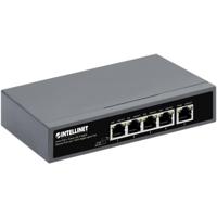 INTELLINET 562010 Switch 5-poorts Poe++ met 4 Gigabit-poorten en een RJ45-poort Gigabit uplink zwart - thumbnail