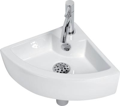 Plieger Miami Hoekfonteinset Wit 32x32CM Plieger Miami Hoekfonteinset Wit 32x32CM