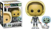 Rick and Morty Funko Pop Vinyl: Space Suit Morty with Snake - thumbnail