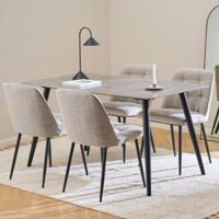 Bendt Eettafel 'Ib' Keramiek, 140 x 80cm, kleur Grijs - thumbnail