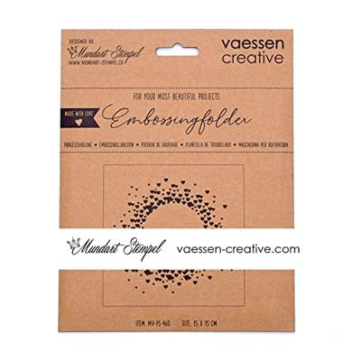Mundart Stempel • embossing sjabloon harten krans