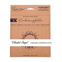 Mundart Stempel • embossing sjabloon harten krans - thumbnail