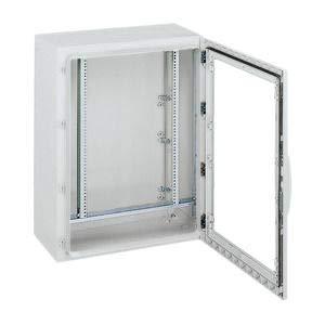 Schneider Electric NSYBRF8PLAG 19 inch Frame voor patchkast 8 HE Grijs
