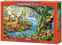 Castorland legpuzzel forest life, 500st. - thumbnail