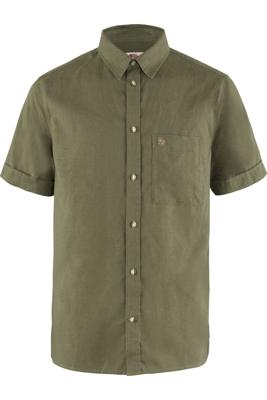 Fjallraven Övik Travel SS Shirt Heren Green M