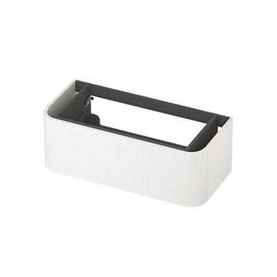 INK - Afgeronde Onderkast Gelakt 1 Lade Softclose met Gefreesd Front Tbv Grepen - 1000x450x350 Mm - Mat Wit