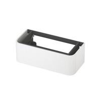 INK - Afgeronde Onderkast Gelakt 1 Lade Softclose met Gefreesd Front Tbv Grepen - 1000x450x350 Mm - Mat Wit - thumbnail