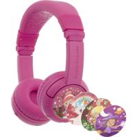 onanoff BuddyPhones® On Ear headset Bluetooth, Kabel Pink Volumebegrenzing, Vouwbaar, Headset Kinderen - thumbnail