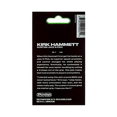 Dunlop 47PKH3N Kirk Hammett Custom Jazz III (set van 6 stuks)