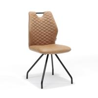 Stoel Mees Cognac - Set van 4 - thumbnail