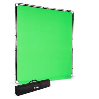 Manfrotto EzyFrame achtergrond 2 x 2,3m grijs Manfrotto EzyFrame achtergrond 2 x 2,3m grijs
