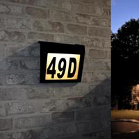 Solar huisnummer axel zwart op zonne energie inclusief nummers - thumbnail