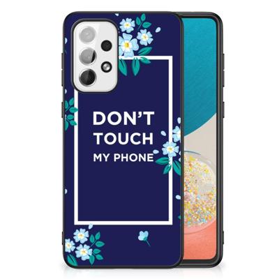 Samsung Galaxy A73 | Telefoon Hoesje | Flowers Blue DTMP