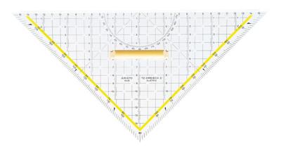 Aristo AR-1648 Tekendriehoek 32,5cm Met Houten Greep