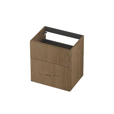 INK - Onderkast 2L A-sym Fin. Gefr. Tbv Greep - 600x450x650 Mm - Ash Grey