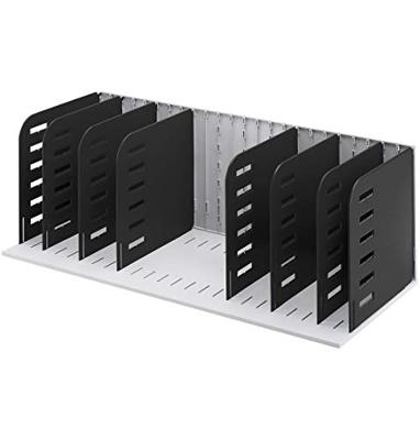 Vakkenset Styrorac 8 vaks zwart/grijs