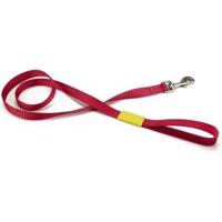 Hondenriem Uni 120cm x 20mm roze - thumbnail