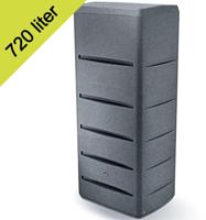 Garantia Regenton Tower Stone 720 liter Graniet-antraciet - thumbnail