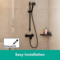 Doucheset HansGrohe Vernis Blend Met Glijstang 65 cm Mat Zwart - thumbnail