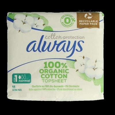 Always Cotton Protection Ultra Maandverband Size 1
