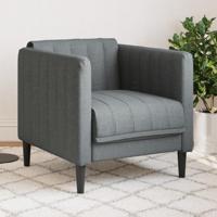 Fauteuil stof donkergrijs - thumbnail