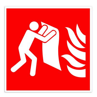 Pictogram Blusdeken 20x20cm - Polypropyleen