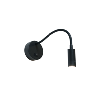 Artdelight Wandlamp Flex zwart - thumbnail