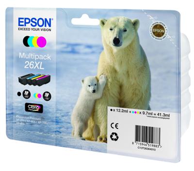 Epson Multipack 4-colours 26XL Claria Premium Ink