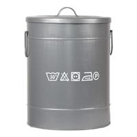 LABEL51 Wasmand - Antiek grijs - Metaal - M - thumbnail