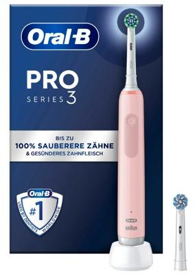 Oral B Tandenborstel elektr Pro 3000 pink cross action 1 Stuks