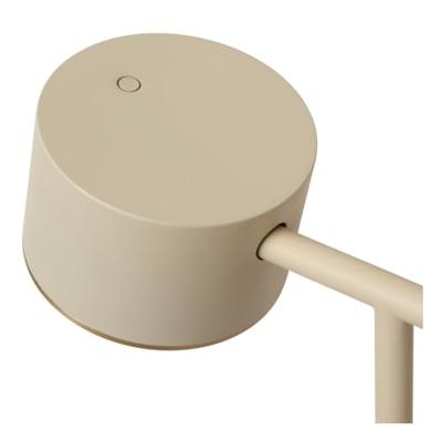 Lucide GIAN - Vloerlamp - LED Dimb. - 1x9W 2700K - Taupe