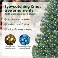 VidaXL Kerstboom met 300 led met standaard groen 210 cm pvc - thumbnail