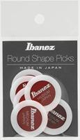 Ibanez PPA1M-WH Round Shape Pick plectrums 6-pack wit-rood medium - thumbnail