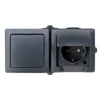 Kopp 138615002 Nautic spatwaterdicht Antraciet 1 stuk(s) - thumbnail