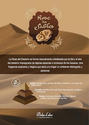 Geurolie Brumas de ambiente 50 ml Rose des Sables Woestijnroos Boles d'olor - Boles d olor