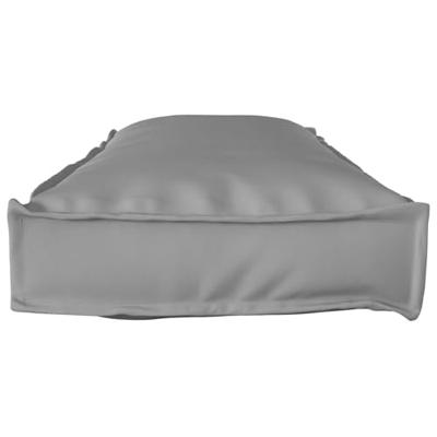 VidaXL Pallet kussen set 2 pcs grijs 120 x 40 x 8 cm oxford stof