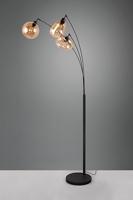 Trio 3-lichts vloerlampLumina met amber glas - 417000313 - thumbnail